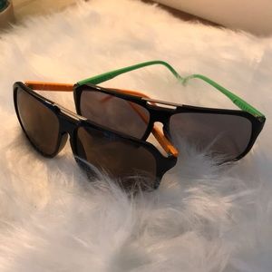 TWO pair of Red star sunglasses